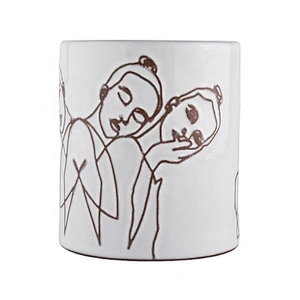 wholesale straight sided ceramic candle containers
