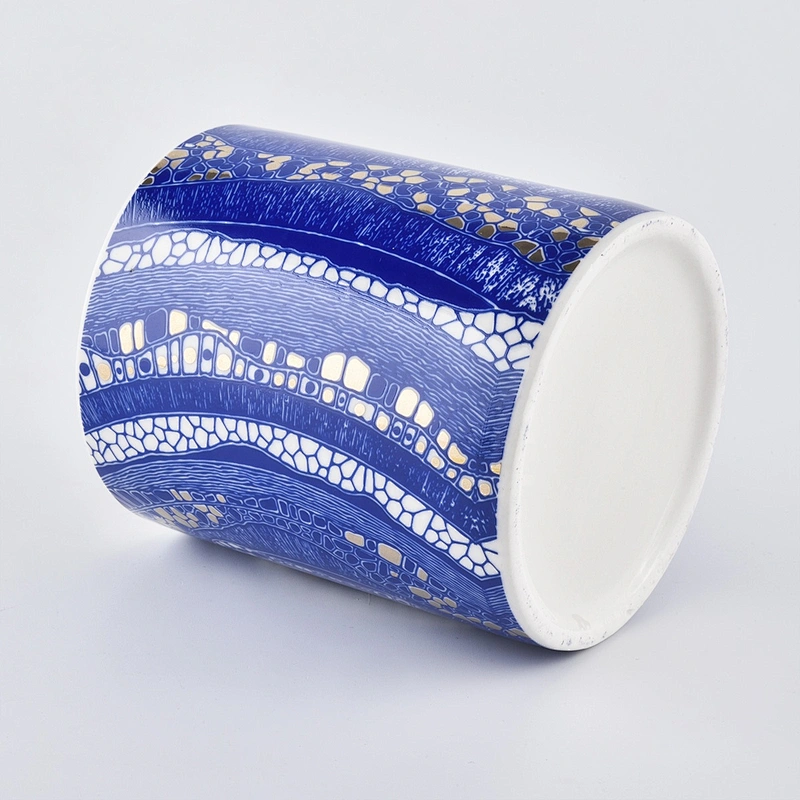 cylinder 8oz 10oz 12oz ceramic candle holder