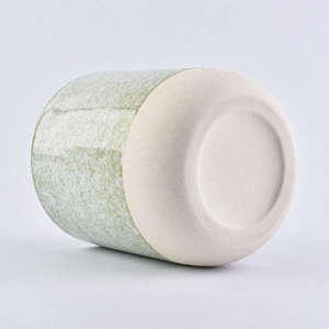 Wholesales Sunny design cylinder matte votive ceramic candle jars