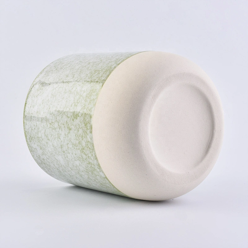 Wholesales Sunny design cylinder matte votive ceramic candle jars