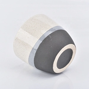40ml Custom round ceramic candle cup  home decor