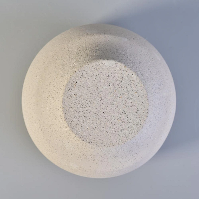 Sunny custom white concrete jars for candle wholesales