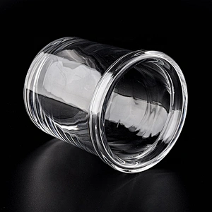 10oz 12oz Cylinder empty tealight Luxury glass candle jar