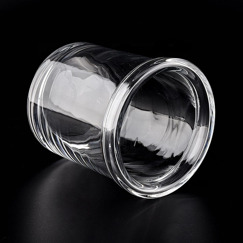 10oz 12oz Cylinder empty tealight Luxury glass candle jar