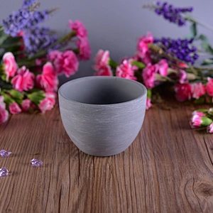 200ml Antique matte ceramic scented candle holder for home decor