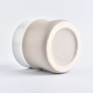 Wholesales white decorative empty ceramic candle holders