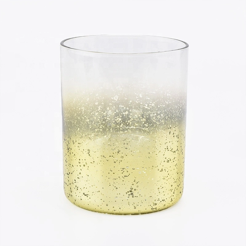 8oz 10oz 16oz Sunny empty decorative electroplate glass candle holders