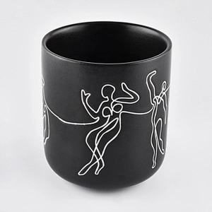 customized ceramic candle jars for luxury market