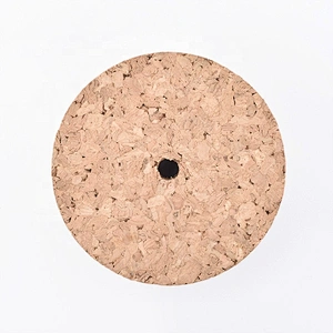 Custom round wooden lid for cork bottle tin wholesales