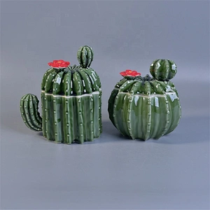 pineapple shape ceramic candle vessel with lid in bulk