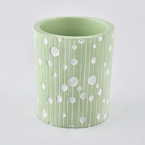 Wholesales colored votive ceramic candle holders 10oz