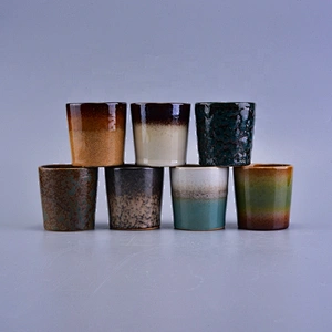 200ml Antique ceramic scented candle jars wholesales