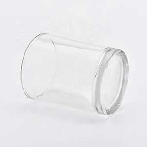 Popular Classic clear tealight glass candle jars 8oz 10oz