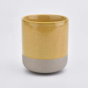 Matte ceramic candle tumbler votive candle jar wholesales