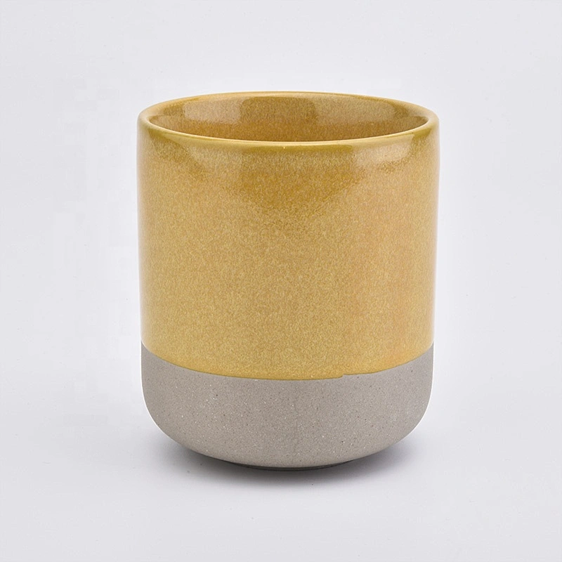 Matte ceramic candle tumbler votive candle jar wholesales