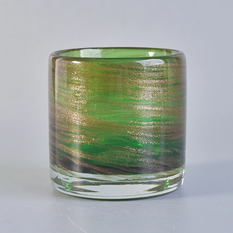 Hot sales luxury custom tealight glass jar for candle making