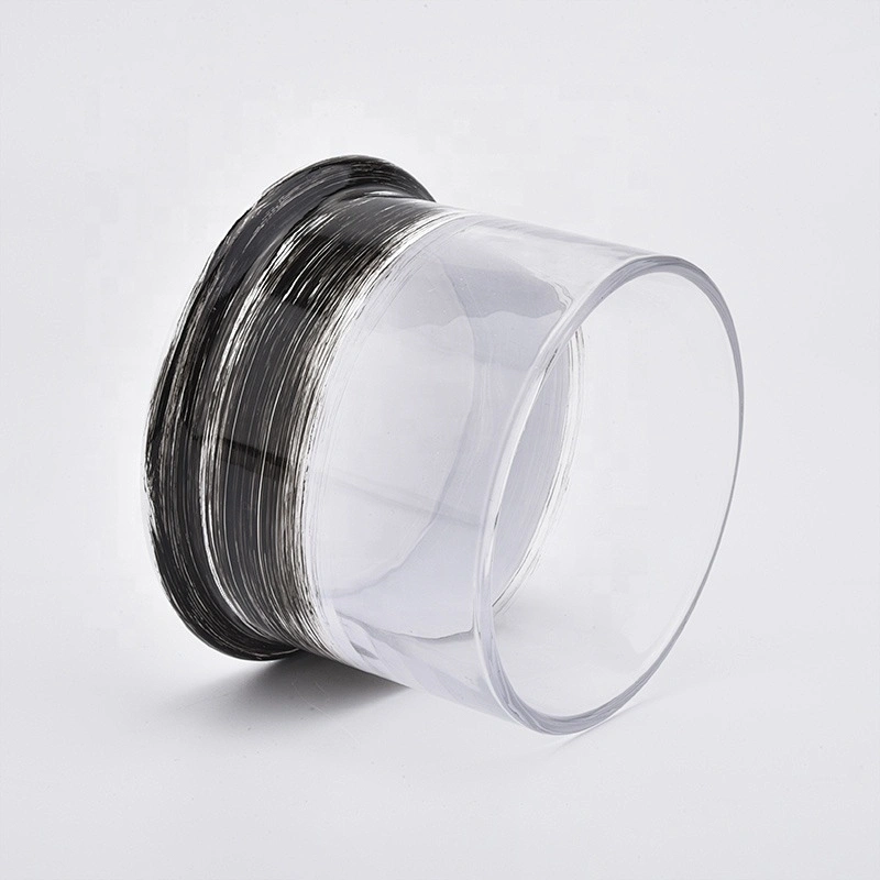 14oz Glass Candle Jars with Glass Lids for Soy Wax Home Decor Wholesales