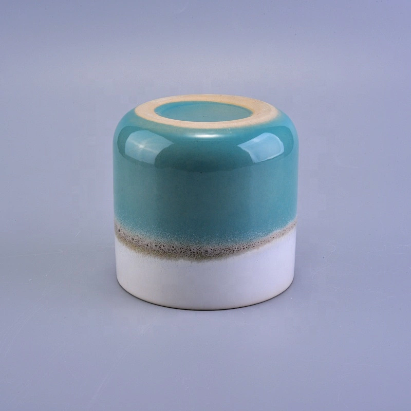Cylinder ceramic votive candle container wholesales