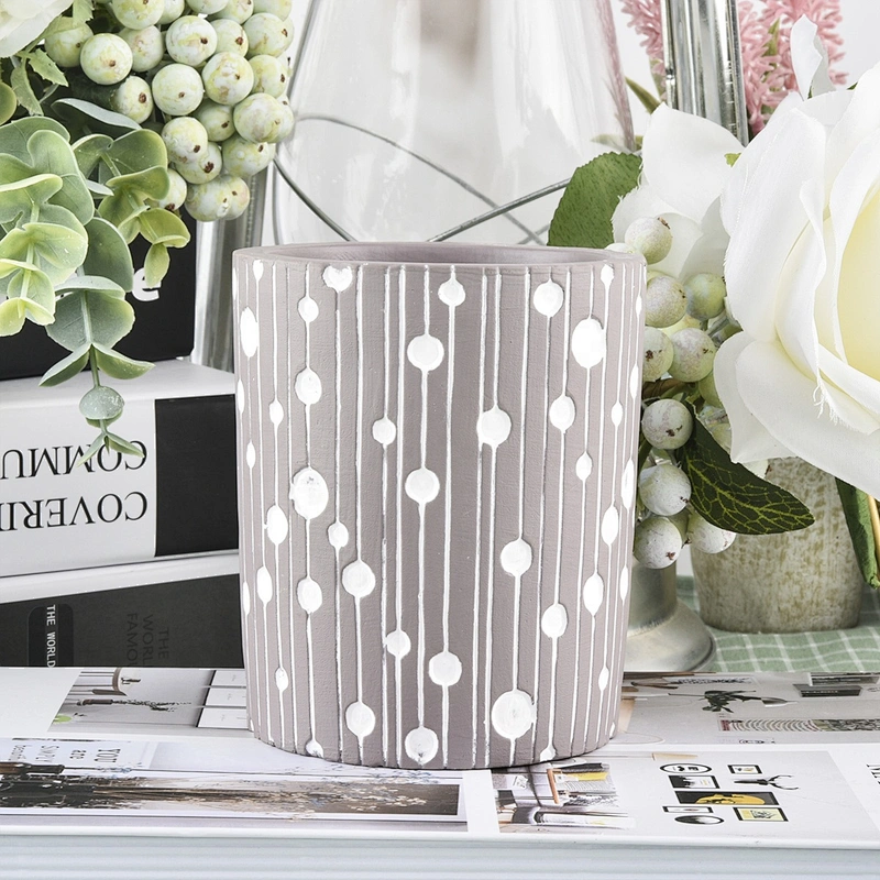 unique concrete candle jars wholesale