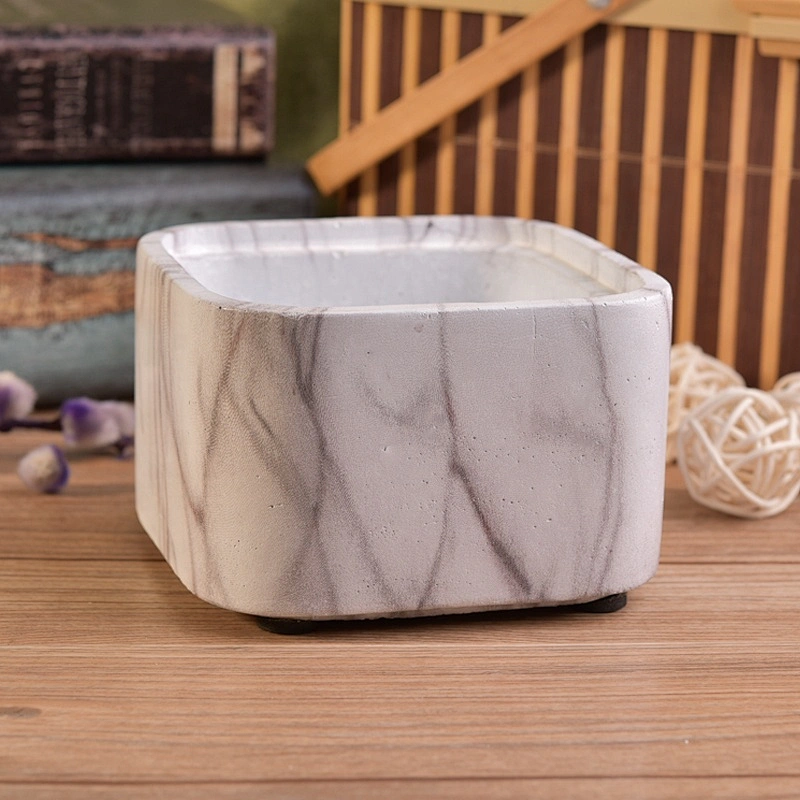 Unique concrete candle containers decorative candle vessel soy wax