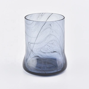Christmas church Glass Candle container scented votives candle Holder party Decor Wholesales