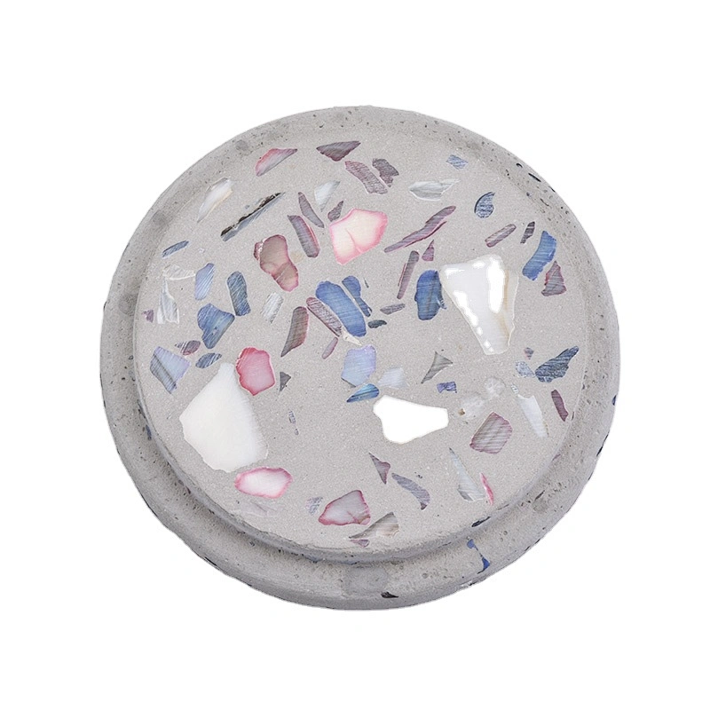 Wholesales cement custom round lids for candle jars holder