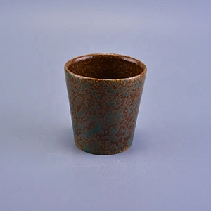 100ml Customized ceramic candle container for home decoration