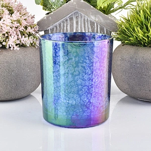 Clear customized candle vessel glass jars for candle making wedding decor in bulk