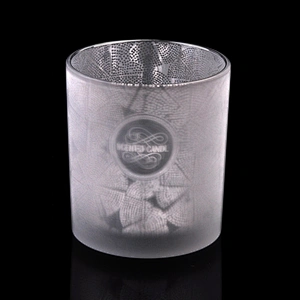 8oz 10oz Sunny Luxury white scented glass candle jar for home decor