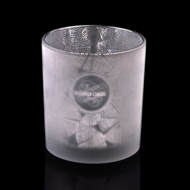8oz 10oz Sunny Luxury white scented glass candle jar for home decor