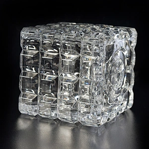 Luxury Glass Candle container tealight candle jars home decoration wholesales