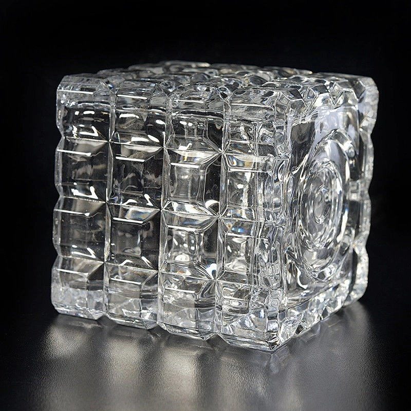 Luxury Glass Candle container tealight candle jars home decoration wholesales