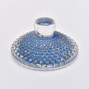 170ML Luxury Glass Candle Jar Holder with Lid