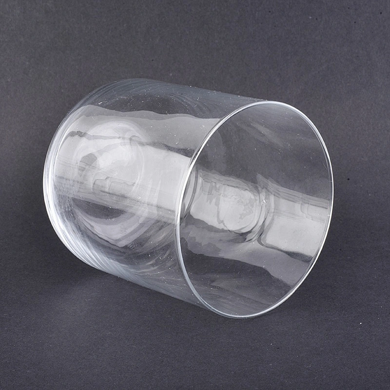 13oz Round Base Clear Glass Candle Jars Home Decor