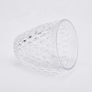 Customized engraving candle container votive glass candles jars scented wedding centerpieces in bulk