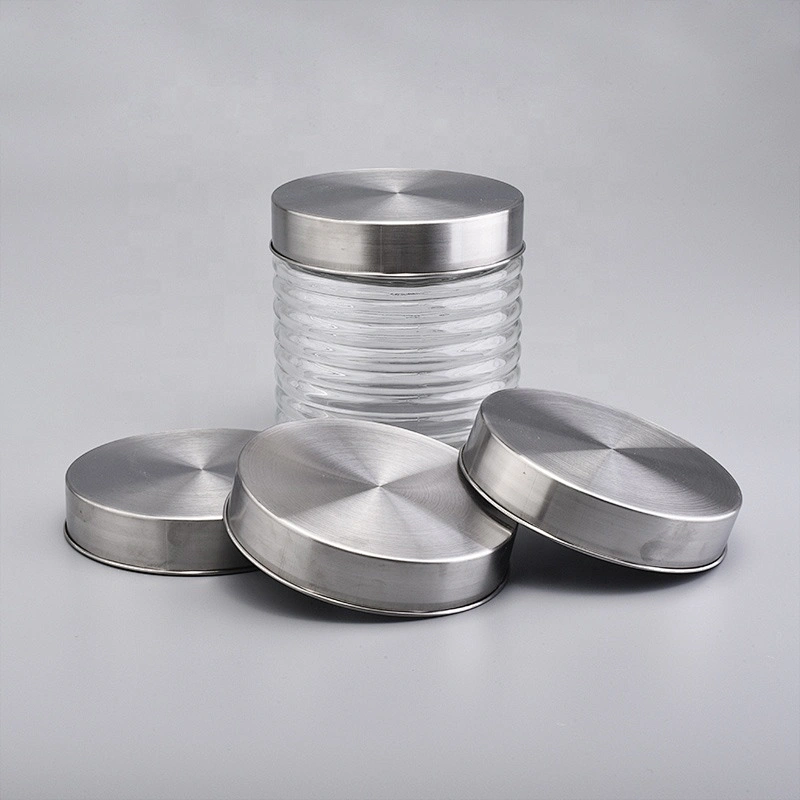 wholesales 11cm dia tin caps for glass jars kitchenware