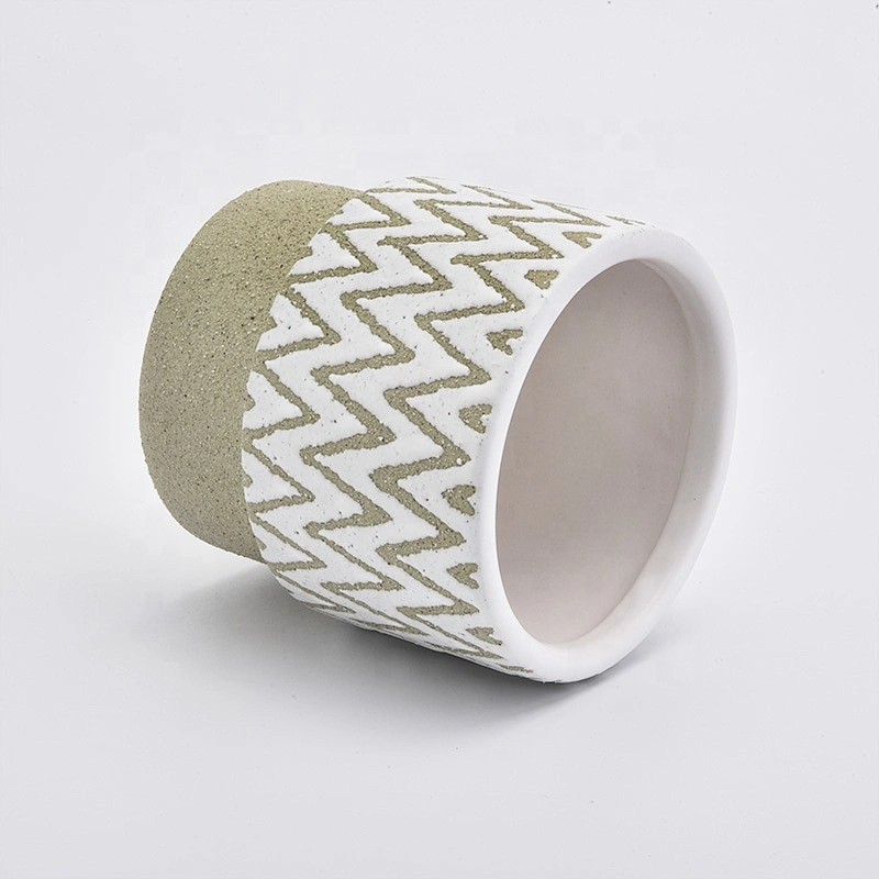Luxury ceramic candle containers votive candle holder customized