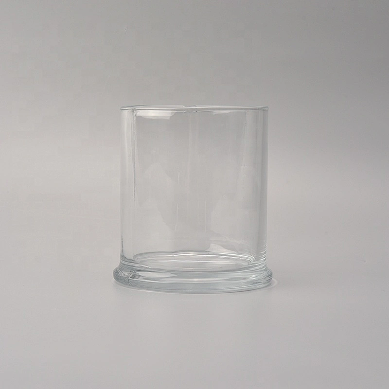 Transparent glass candle holders home decor
