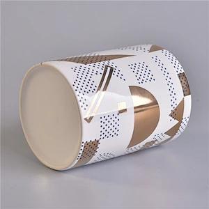 Sunny Glassware design ceramic candle holder for home fragrance