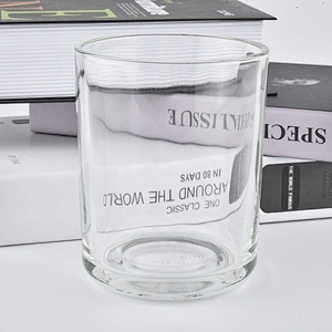 Wholesale transparent clear votive glass candle jar