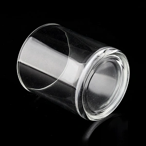 home decorative glass candle jar