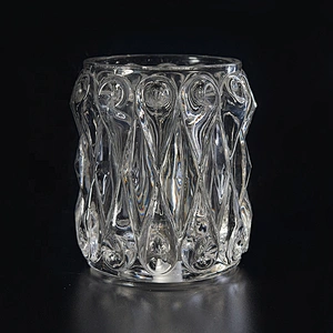 450ml Personalized Glass luxury candle Holder home Decor wholesale