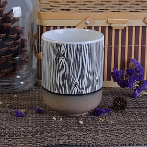 500ml Empty glazed ceramic candle containers votive church candle holders home decoration wholesale