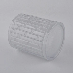 Sunny cylinder frosted candle jars glass containers wholesales