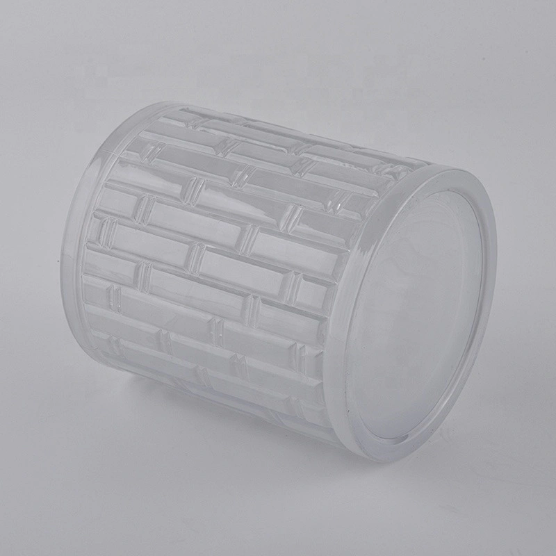 Sunny cylinder frosted candle jars glass containers wholesales