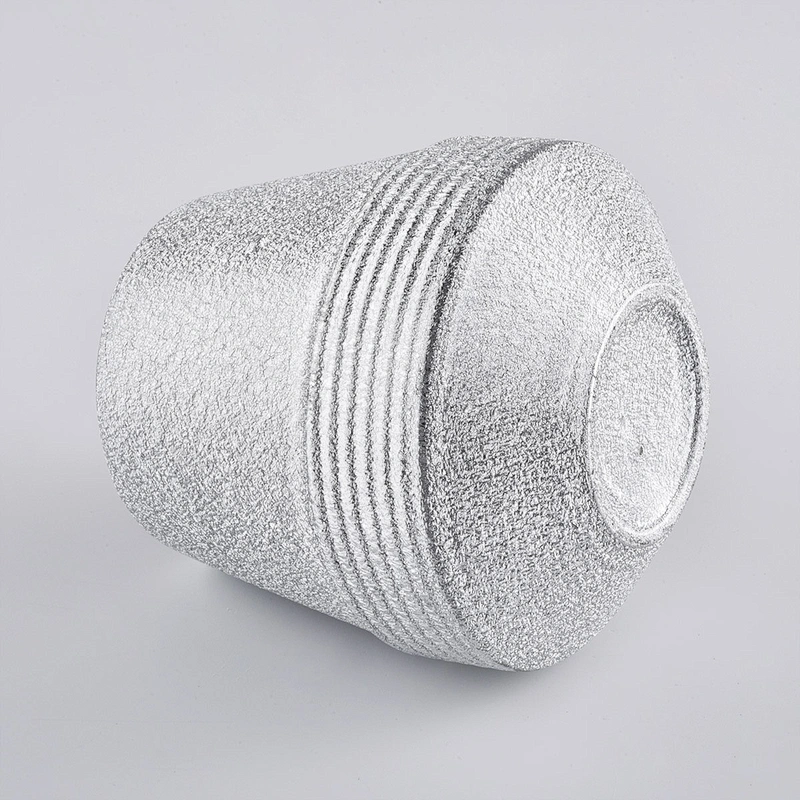 silver painting ceramic candle holders manufacturer