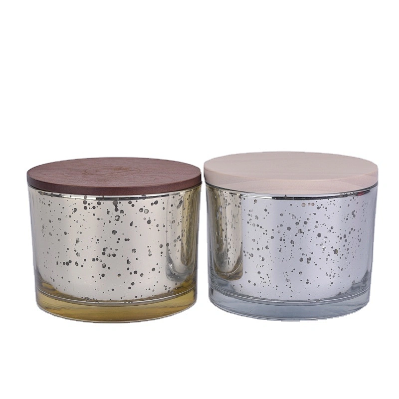 mercury glass candle jar with lid wholesale 15 candle container