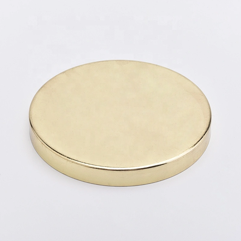 Tin Candle Holder Lids Silver Tin Covers for Jars Wholesales