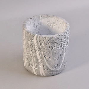 Vintage cement tea light candle jars wholesales