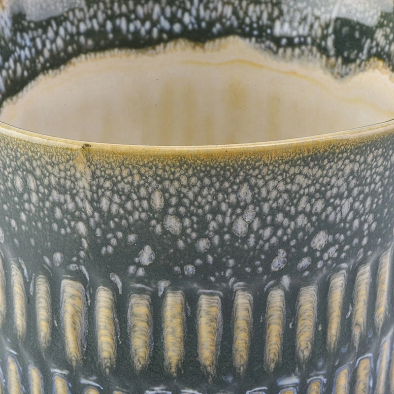 400ml Custom ceramic candle jar scented candle tumbler home decoration